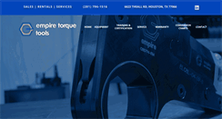 Desktop Screenshot of empiretorquetools.com
