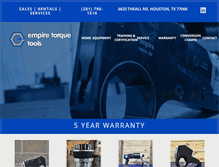 Tablet Screenshot of empiretorquetools.com